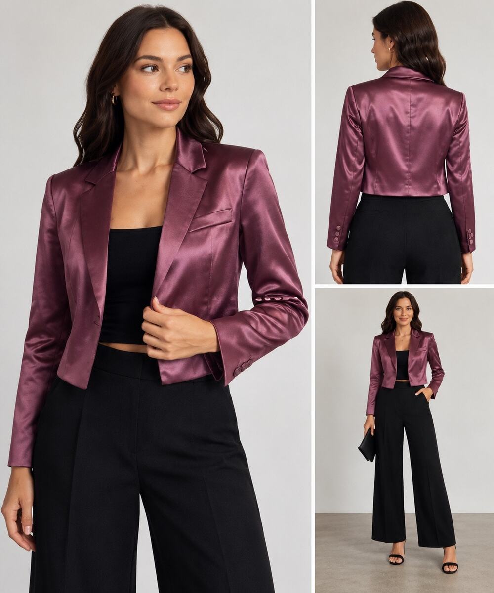 House Of Harlow 1960 Jacket Womens Size Medium Button Cropped Blazer NWT
